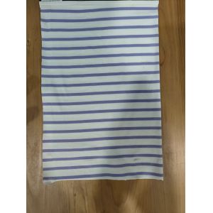 Comfortable And Smooth Soft Skin-Friendly Striped Knit Fabric For Casual Wear