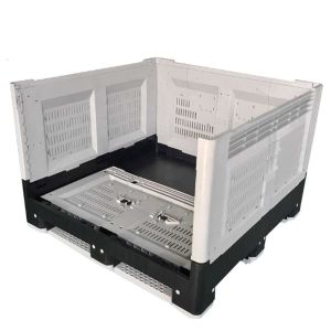 1200*1000*810mmGood Quality Collapsible stackable plastic storage pallet box for