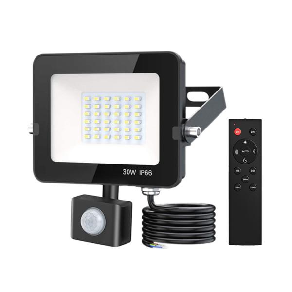 Quality Security PIR Motion Sensor Led Flood Light with RF Remote Control for sale