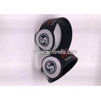 China Irregularity shape silicone wrist band custom printing personalized silicone bracelet silicone wrist band printed Bands for sale