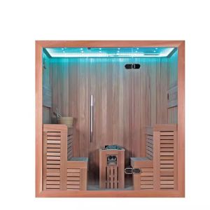China Infrared Steam Sauna Rooms 4 People Combination With Aluminum Frame on sale