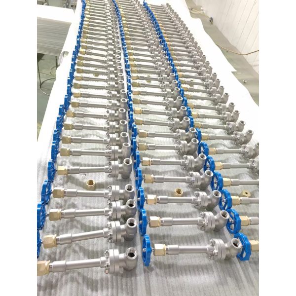 DN15 Stainless Steel PN50 Cryogenic Globe Valve For Tank / Skid / Container