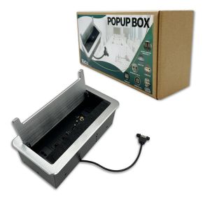 Flip Cover Socket Desktop Electrical Power Socket Universal Conference Furniture