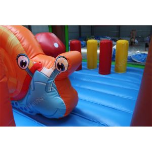 Kids' Jumping Castle Inflatable Bouncer with Slide and Custom Logo Printing