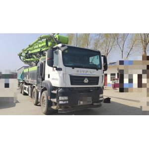 China Used Zoomlion 63m Boom Concrete Pump Truck 13804×2550×4000mm on sale