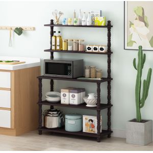 China Odm TSCA 5 tier Microwave Kitchen Appliance Shelving Racks Shelf on sale