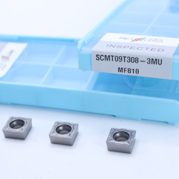 MF810 Grade Carbide Turning Insert SCMT09T Negative CNC Insert with 3MU Semi