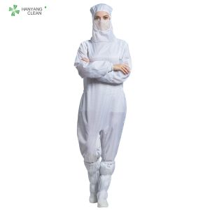 Wholesale White Color Clean Room Garments Terilization With Hood Pen Holder For Class 1000 Or Higher from china suppliers