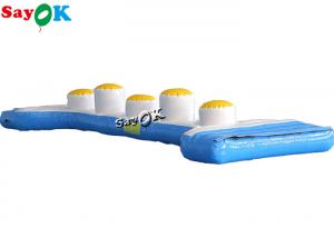 Wholesale Customized Large Inflatable Water Park Equipment Cylindrical Log Bridge from china suppliers