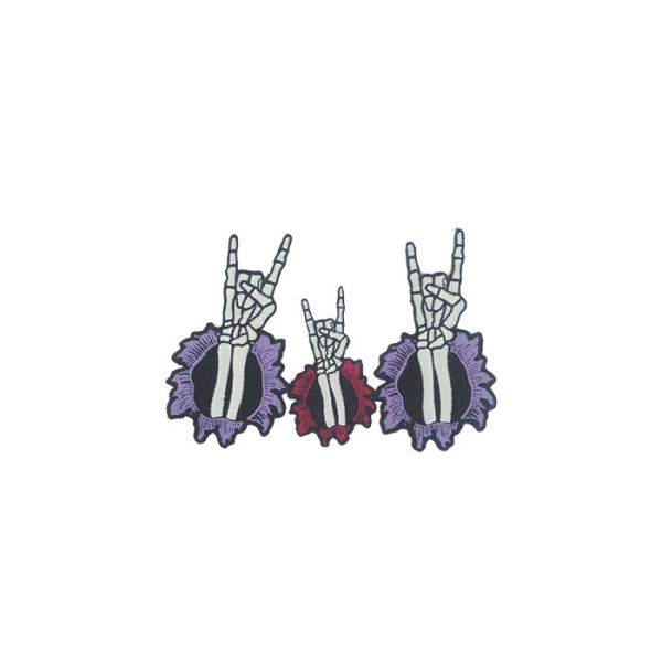 Quality Customized Self Adhesive Embroidered Patches 3D Design With Printing for sale