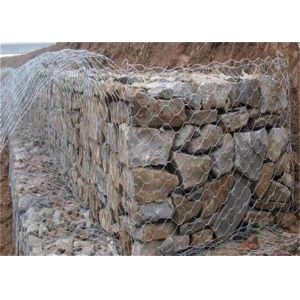 Oxidation Resistance Hexagonal Hole 2.4mm Gabion Wall Wire Mesh