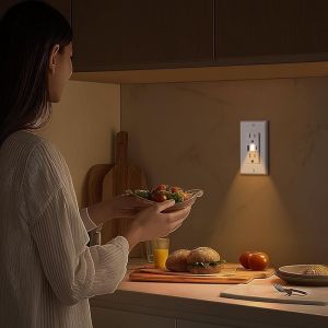 Home 15A Wall USB Socket With Type C Night Light Illumination