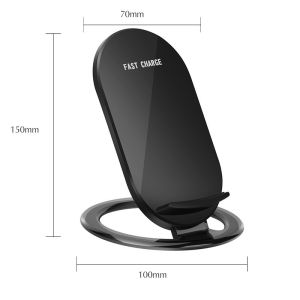 Vertical wireless charging 7.5W fast wireless charger for IPHONE X mobile phone