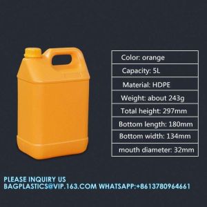 1L 2L 2.5L 3L 4L 5L 6L 10L Plastic Barrel Jerry Can For Oil Chemical Wine