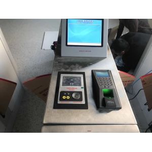 High Security ESD Access Control System Flap Barrier Gate Turnstile