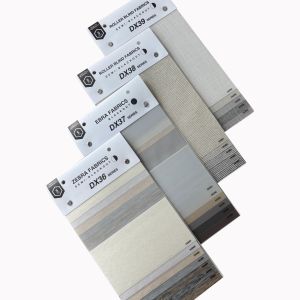 100% Polyester Zebra Blinds Fabric with 3m Width and 165GSM for Customizable