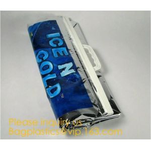 China supplier custom Aluminium foil insulated thermal lunch cooler bag big ice