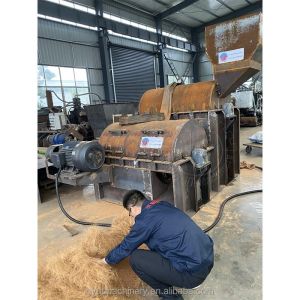 Coir Husk Processing Machine for High Capacity Coconut Fiber Extraction 1000