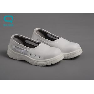 Leathering ESD Cleanroom Shoes With Effectively Leak Static Electricity