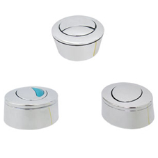 Flush Valve Cable Control With Chrome Plated Push Button Dual Flush From Xiamen