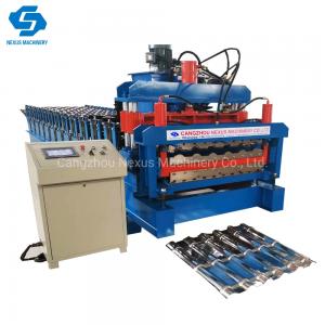 China                  Metal Monaco Clay Roof Tile Sheet Roll Forming Machine              on sale
