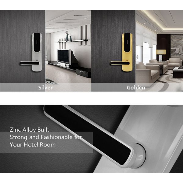 RFID Hotel Electronic Door Locks , Electronic House Locks Big Data Capacity