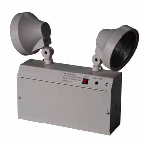 Wall Mounted Twin Spot Emergency Light with 6000K Daylight Alert 3-Year Warranty