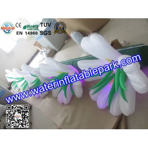Giant Flower Inflatable Decoration With LED , Inflatable Flower Chain Decoration