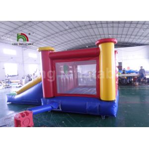 Home Children Jumping Bouncy Castles With Slide / Inflatable Air Bouncer