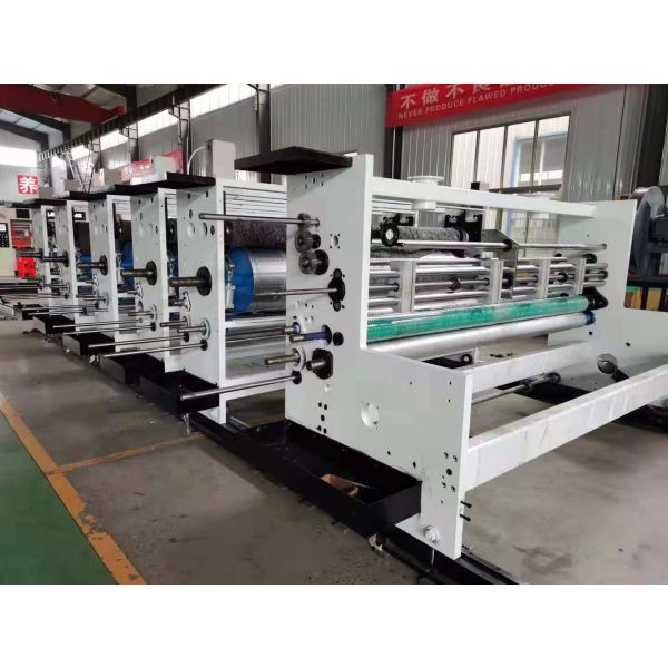 Flexo Ink Corrugated Box Manufacturing Machine 1-5 Color Printing Pneumatic