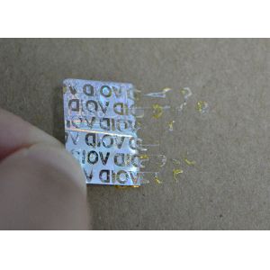 3D Strong adhesive Hologram Security Seal Sticker with Custom Logo