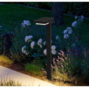 Solar Powered LED Stake Lights with Auto On/Off 6 Pcs LED IP65 Waterproof