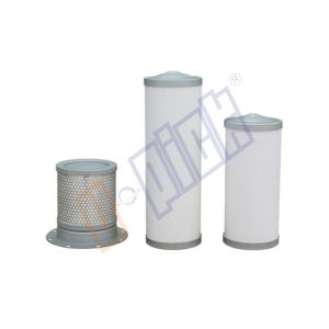 High Porosity Air Compressor Oil Separator 6000 Hours Long Life Time For Kobelco