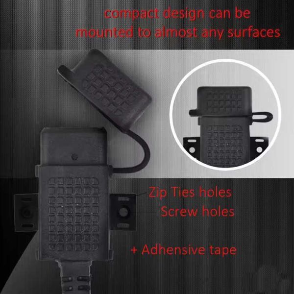 SAE 10W Motorcycle USB Charger Waterproof Dustproof Extendable Cable Power