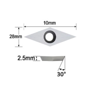 10PCS Tungsten Carbide Woodworking Tools Inserts With Sharp Tips For Woodturning