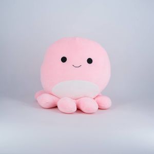 Soft Pink Octopus Plush Pillow Cozy Cuddly Marine Themed Cushion ODM OEM