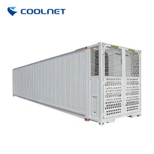 White Modular Data Center Container With Cooling And Power Supply