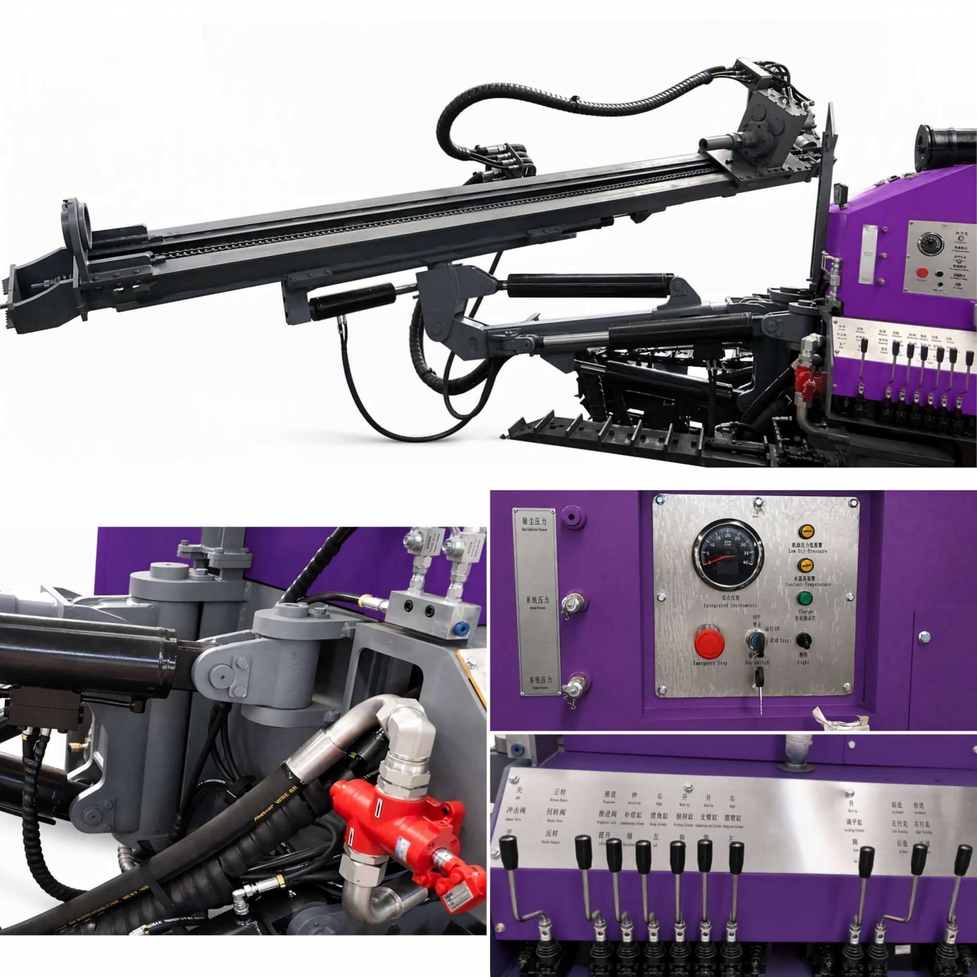 Split Type DTH Drilling Rig Mining Project 30m Depth Borehole Drilling Rig Crawler Drilling Machine for Sale
