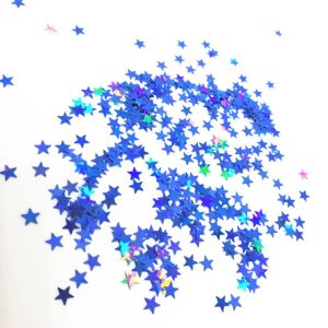 Polyester Star Glitter Shapes Free Samples of 4mm Star Shaped Stars