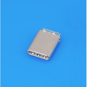 USB TYPE-C 24PIN Splint Type Plug 3u" Gold Plating with Working Tempreture from