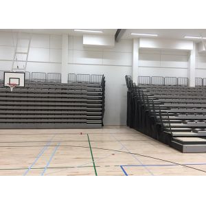 Wholesale Wall Attached Retractable Theater Seating , Telescopic Seating Systems For Play Areas from china suppliers