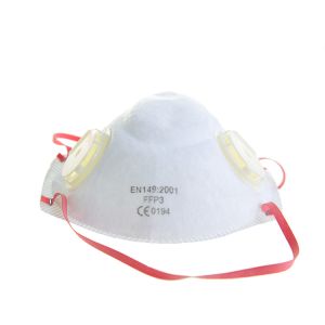 DM027V Non-Woven Fabric EN149 FFP2 Dust Face Masks with Valves Earloop