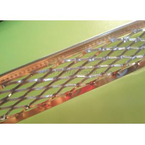 Expanded Metal Aluminium Angle Bead , 2.7 Meters Long Stucco Corner Bead