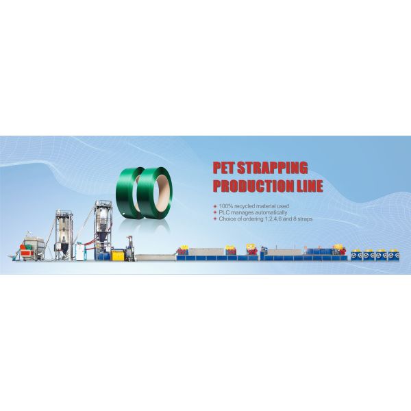 Single Screw PET Strap Production Machine PLC Control Automatic Multifunctional