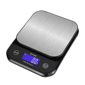 5kg Digital Kitchen Scale USB Rechargeable LED LCD Food Scale ABS OEM Customizab