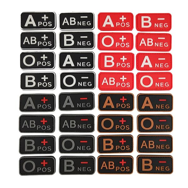 Medical First Aid Morale PVC Patch Rubber Velcro Backing Offset Printing