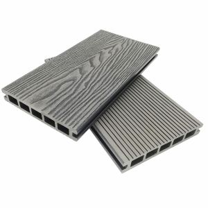 Wholesale HDPE Plastic Contemporary WPC Composite Timber Decking Boards Grey from china suppliers