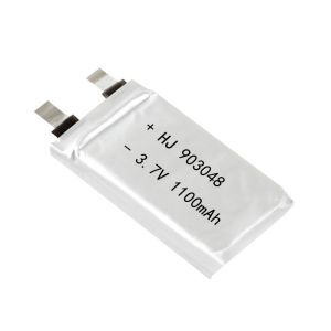 UN38.3 PL903048 1100mAh 3.7V Lithium Ion Polymer Battery
