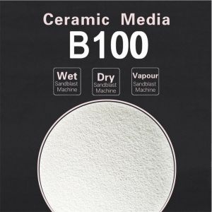 JZB100 size 106-180μm 3C Products Sandblasting media Ceramic Beads