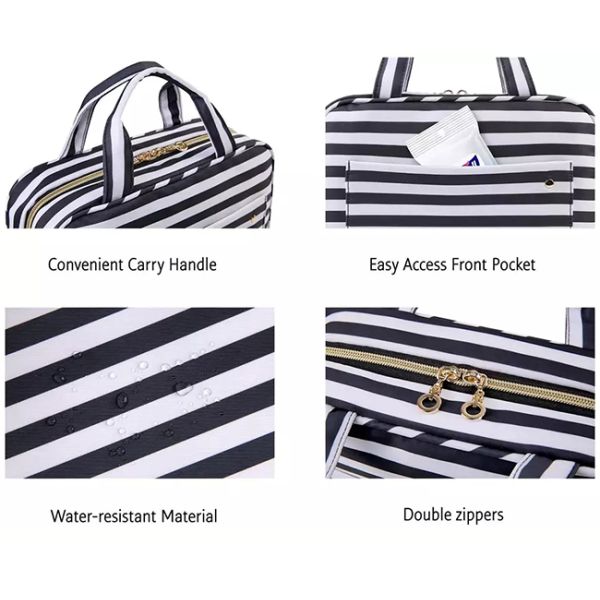 Makeup Hanging Camping Storage Bag Foldable Toiletry Waterproof